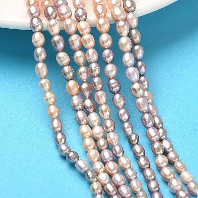 Natural Cultured Freshwater Pearl Beads Strands PEAR-C004-16-1