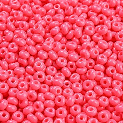 Imitation Jade 3/0 Glass Seed Beads SEED-Z001-A-B03-1