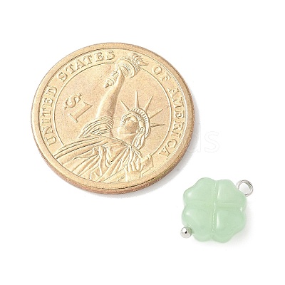 3Pcs 3 Colors Spray Painted Glass Pendants PALLOY-JF03522-01-1