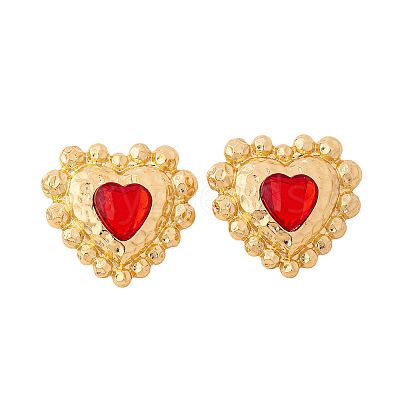 Alloy Rhinestone Stud Earrings for Women WG30F2B-01-1