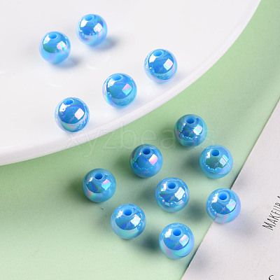 Opaque Acrylic Beads MACR-S370-D10mm-7-1