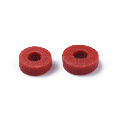 Handmade Polymer Clay Beads CLAY-Q251-4.0mm-102-1