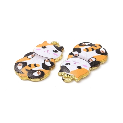 Alloy Enamel Pendants FIND-E031-02D-1