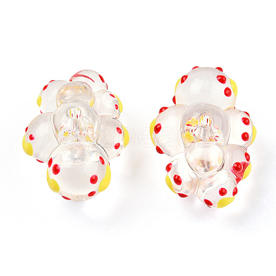 Transparent Acrylic Beads ACRC-T012-01-E01-1