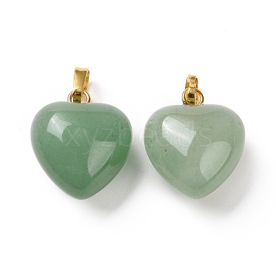 Natural Green Aventurine Pendants G-I311-A06-G-1