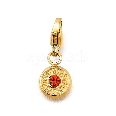 304 Stainless Steel Pendants Decoration STAS-R159-60G-04-1