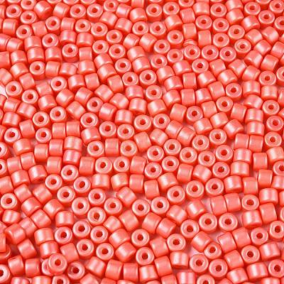 Baking Paint Pearlized Glass Seed Beads SEED-T008-03J-1