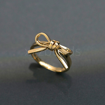 Bowknot 925 Sterling Silver Finger Rings for Women FS-WGCDFEC-05-1