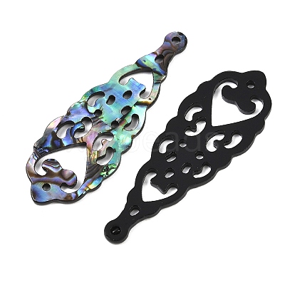 Acrylic Shell Pendants OACR-B039-01-1