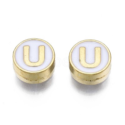 Alloy Enamel Beads ENAM-N052-006-01U-RS-1