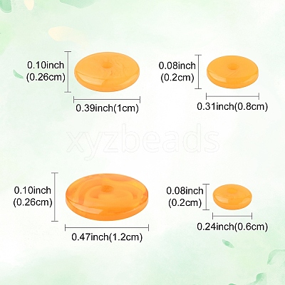 50Pcs Resin Beads RESI-YW0004-31A-1