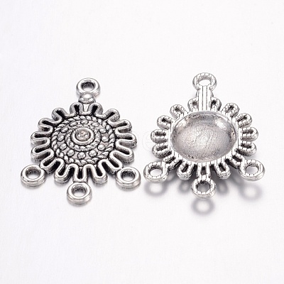 Tibetan Style Alloy Chandelier Components Links LF0145Y-1
