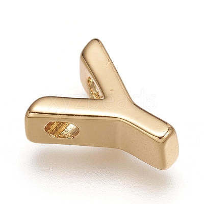 Brass Charms ZIRC-I037-01Y-G-1