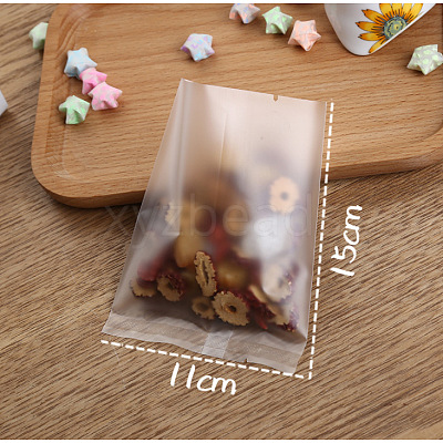 Rectangle Frosted Plastic Cellophane Bags OPC-F004-04E-1