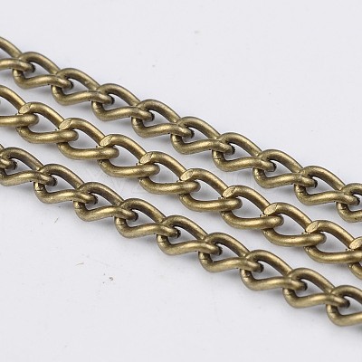 Iron Twisted Chains Curb Chains CHS003Y-AB-1