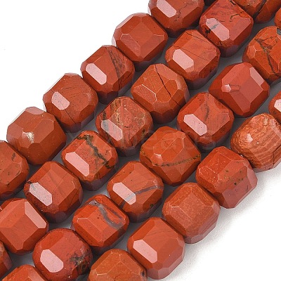 Natural Red Jasper Beads Strands G-C267-A19-1