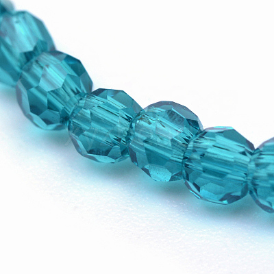 Transparent Glass Bead Strands LS-GLAA-R166-6mm-01C-1