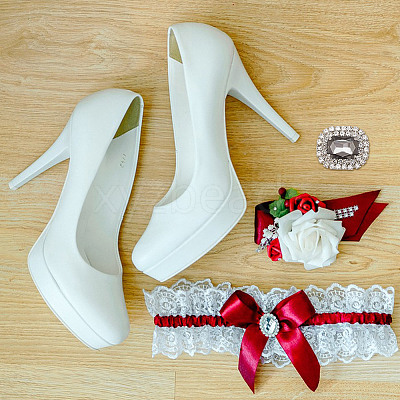 Alloy Rhinestone Shoe Decorations FIND-WH0126-417E-1