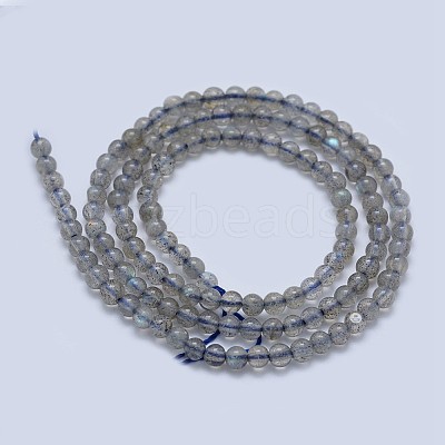 Natural Labradorite Beads Strands G-I206-46-3mm-1