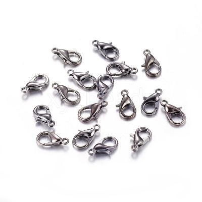 Zinc Alloy Lobster Claw Clasps X-E102-NFB-1