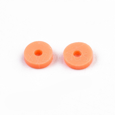 Handmade Polymer Clay Beads CLAY-R067-4.0mm-B11-1