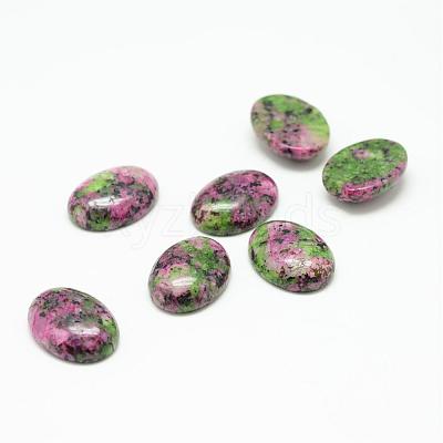 Synthetic Ruby in Zoisite Gemstone Cabochons G-T020-13x18mm-13-1