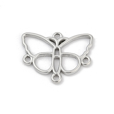 304 Stainless Steel Connector Charms STAS-Q350-02P-1