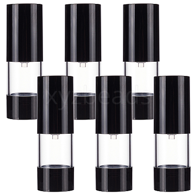 Empty Portable Plastic Airless Pump Bottles LS-MRMJ-WH0075-67A-1