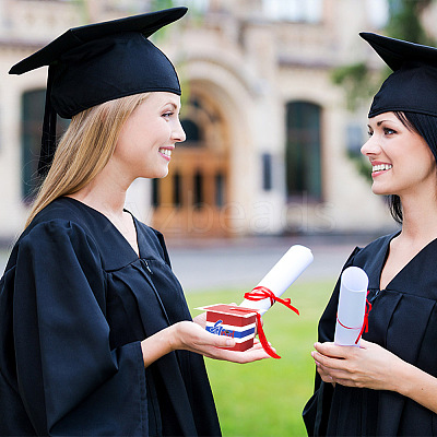 40 Sets 5 Colors Graduation Cap Paper Folding Gift Boxes CON-GA0001-13-1