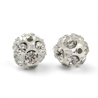 Brass Crystal Rhinestone Beads RSB11C14-1