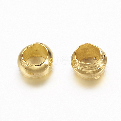 Brass Crimp Beads X-J0JMN012-1