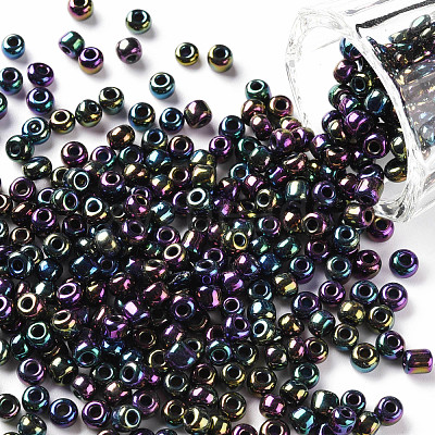 (Repacking Service Available) (Repacking Service Available) 6/0 Glass Seed Beads SEED-C018-4mm-603-1