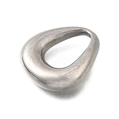 304 Stainless Steel Pendants STAS-Q362-02B-P-1