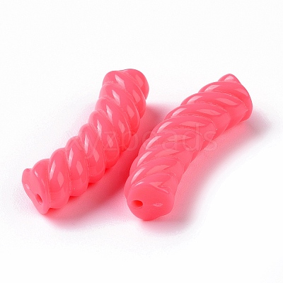 Opaque Acrylic Beads OACR-A016-03C-1