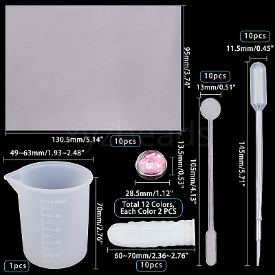DIY Quicksand Jewelry Kits DIY-PH0027-33-1