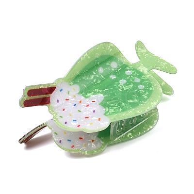 PVC Plastic Claw Hair Clips for Women Girl OHAR-D001-07A-1