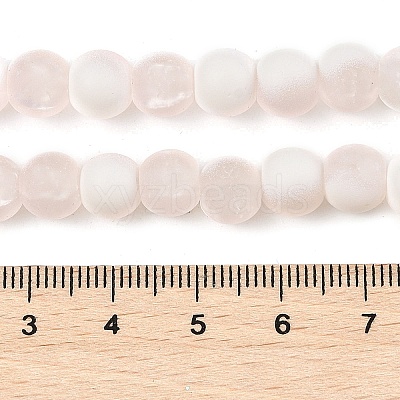 Frosted Crackle Glass Beads X1-GLAA-U001-6mm-M12-1