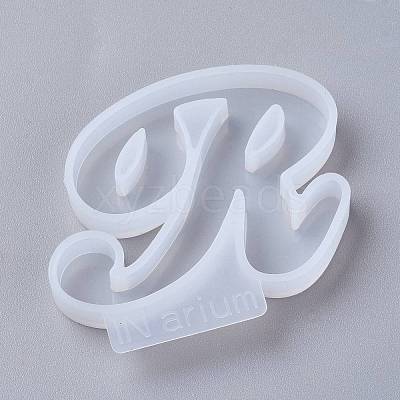 Letter DIY Silicone Molds X-DIY-I034-08R-1
