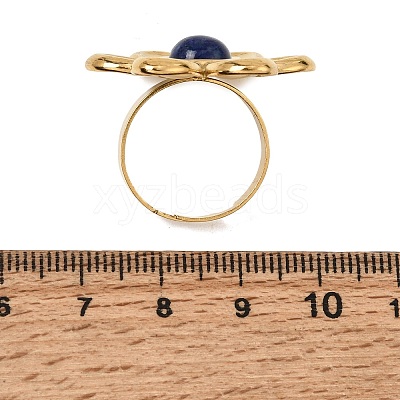 304 Stainless Steel Cuff Open Rings for Women GG-CBA7994-02G-14-1