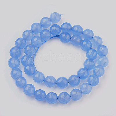 Natural Malaysia Jade Beads Strands G-K288-8mm-12-1
