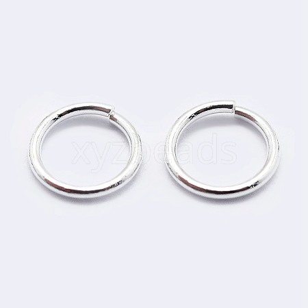 925 Sterling Silver Open Jump Rings X-STER-F036-02S-1x8mm-1