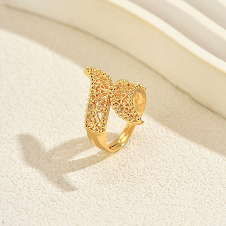 Brass Cuff Open Rings for Women MB5313-2-1