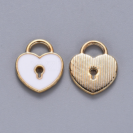 Alloy Enamel Charms X-ENAM-S121-039C-1