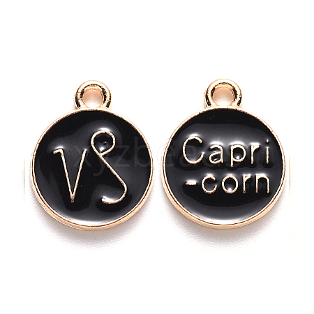 Alloy Enamel Pendants LS-ENAM-S124-01B-08E-1