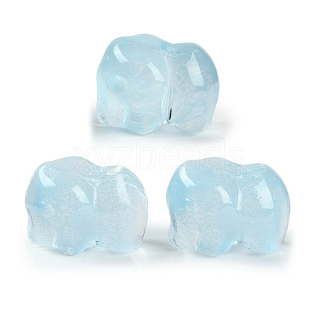 Spray Painted Glass Beads GLAA-Z007-04I-1