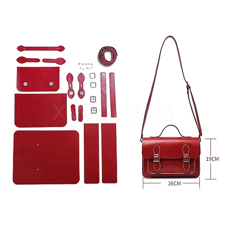 DIY PU Imitation Leather Purse Making Sets PW-WG13180-01-1