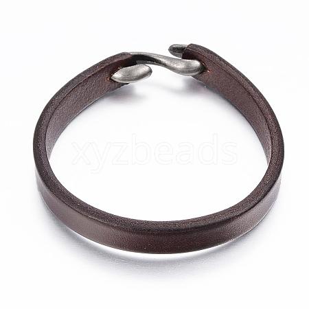 Cowhide Leather Bracelets BJEW-G575-09A-1