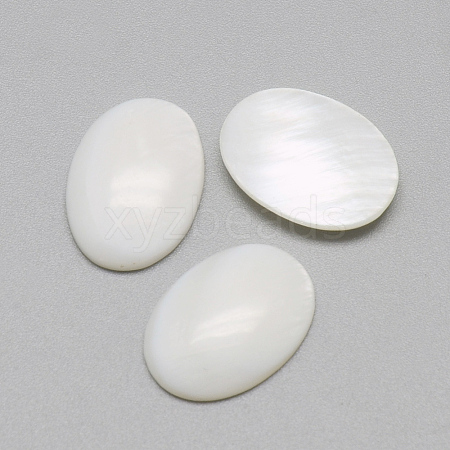 Freshwater Shell Cabochons X-SSHEL-R042-27-1