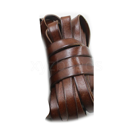 Soft Flat Leather Jewelry Cord WL-WH0008-02D-02-1
