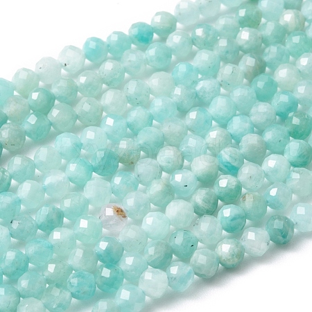 Natural Amazonite Bead Strands G-A129-3mm-20-1